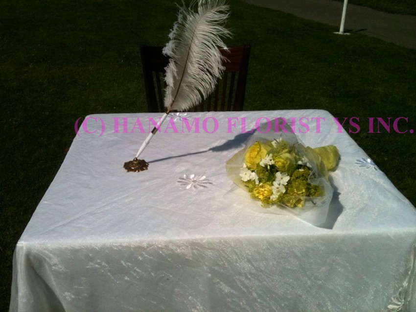 WEDS0710 Wedding Siging Table - Image Only